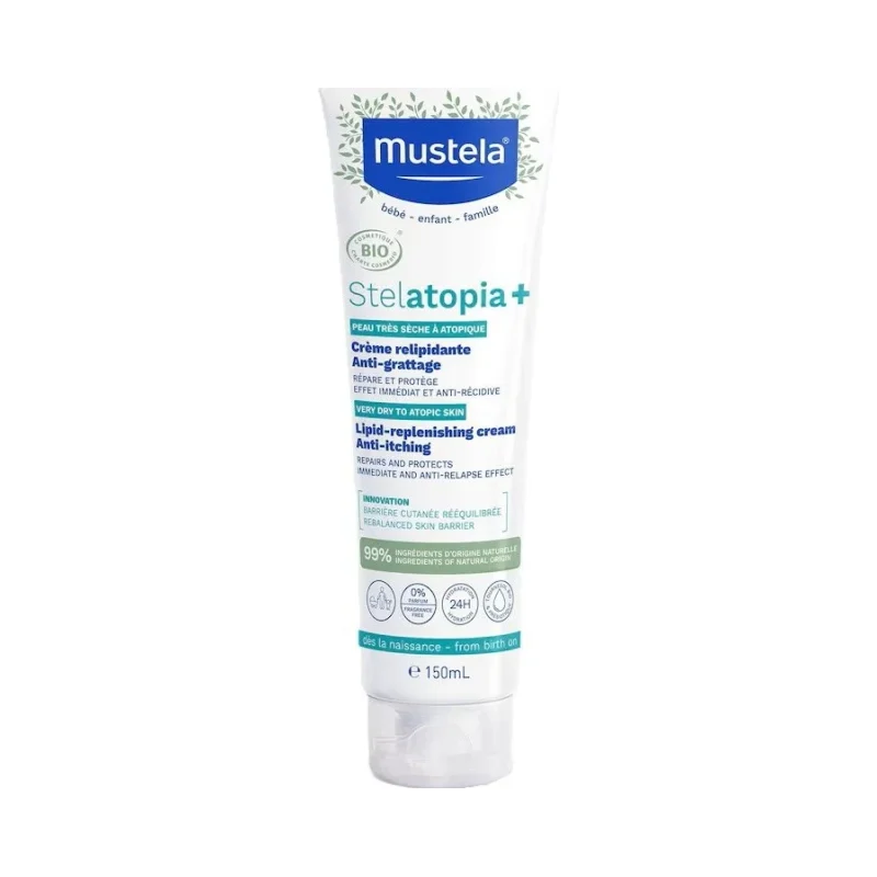 Крем Mustela Stelatopia+ - За много суха до атопична кожа