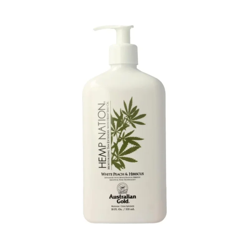 Australian Gold Hemp Nation Хидратиращ лосион за тяло White Peach & Hibiscus