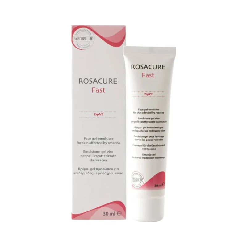 Synchroline Rosacure Гел емулсия за лице с розацея Fast