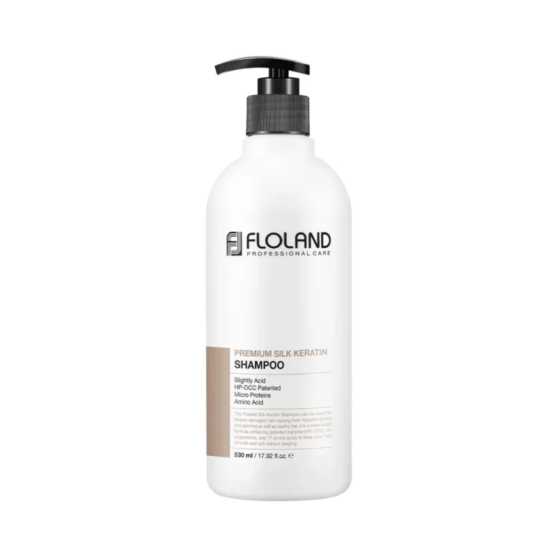 Floland Premium Silk Keratin Шампоан с копринен кератин