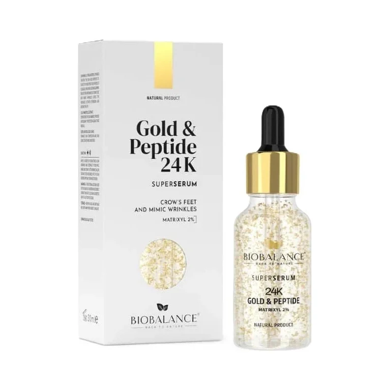 Biobalance Супер серум против бръчки 24k Gold & Peptide