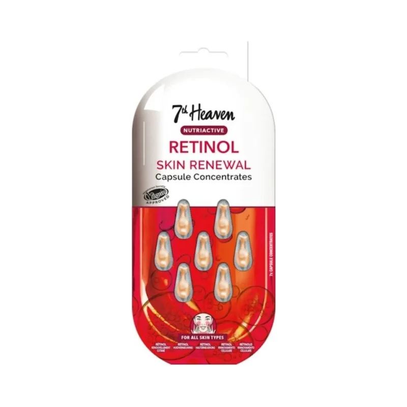 7th Heaven Капсули с възстановяващ концентрат Nutriactive Retinol, 7 броя