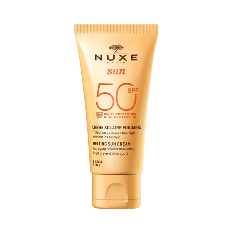 Nuxe Sun Деликатен слънцезащитен крем за лице, SPF50