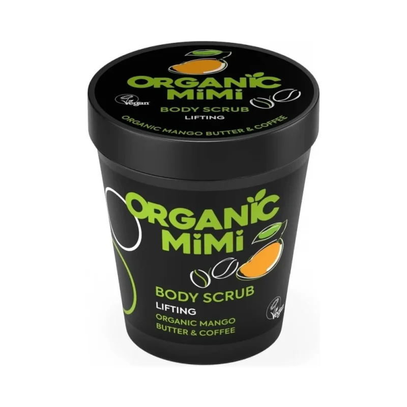 Organic Mimi Лифтинг скраб за тяло Mango & Coffee