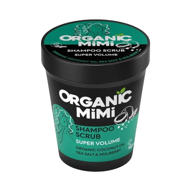 Organic Mimi Шампоан-скраб за коса за обем Sea Salt & Mulberry
