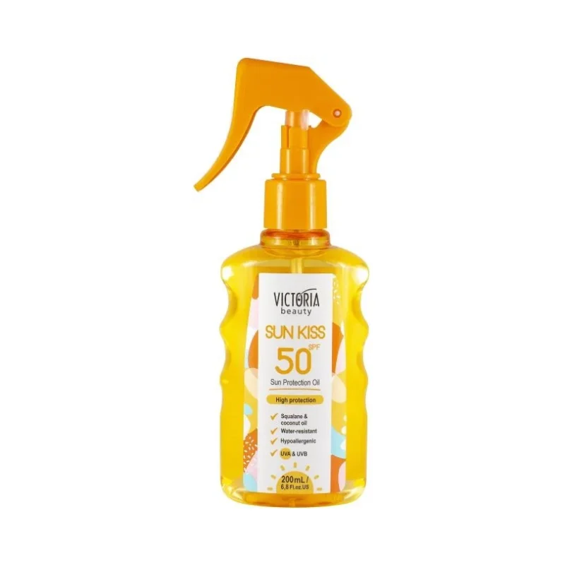Victoria Beauty Sun Kiss Слънцезащитно масло за тяло, SPF50