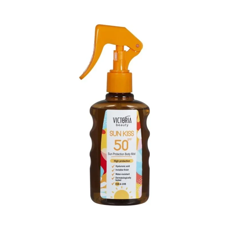 Victoria Beauty Sun Kiss Слънцезащитен мист за тяло, SPF50