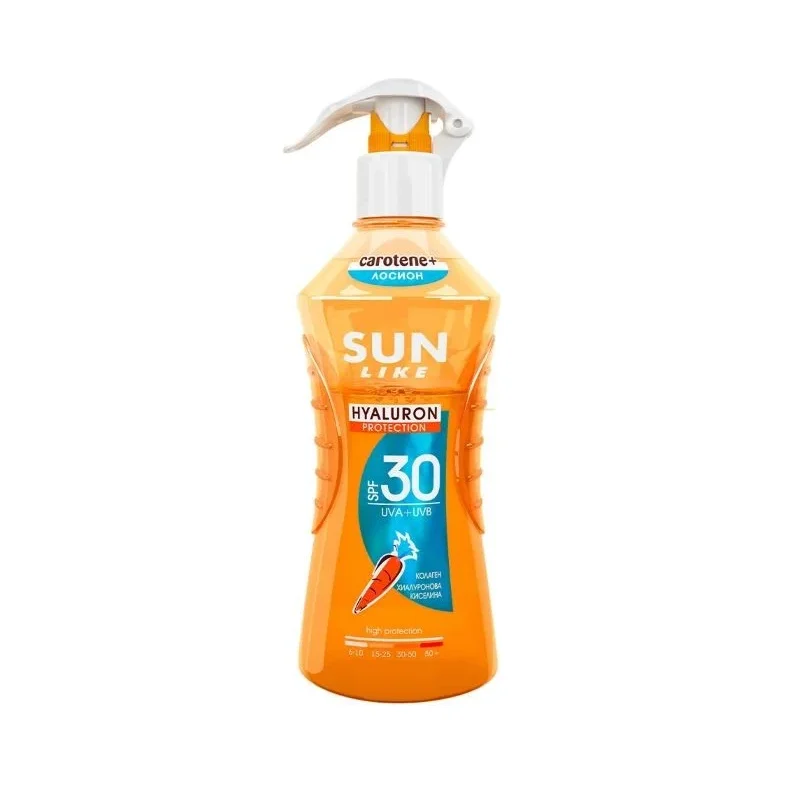 Sun Like Carotene+ Двуфазен слънцезащитен лосион, SPF30