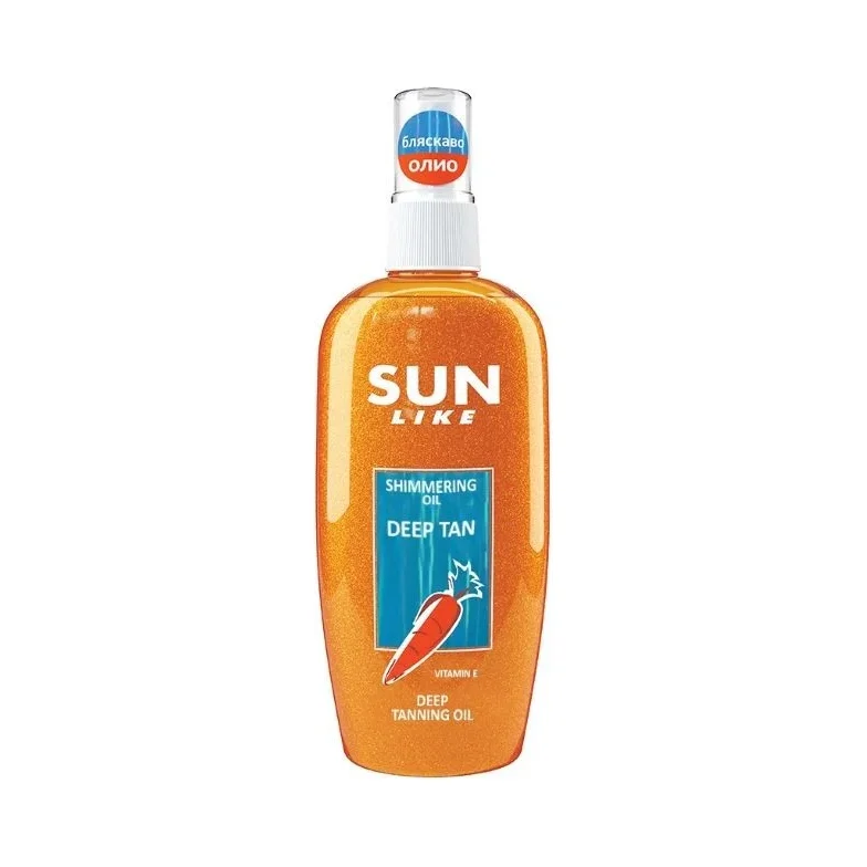 Sun Like Блестящо олио за бърз загар