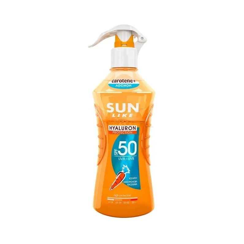 Sun Like Carotene+ Двуфазен слънцезащитен лосион, SPF50