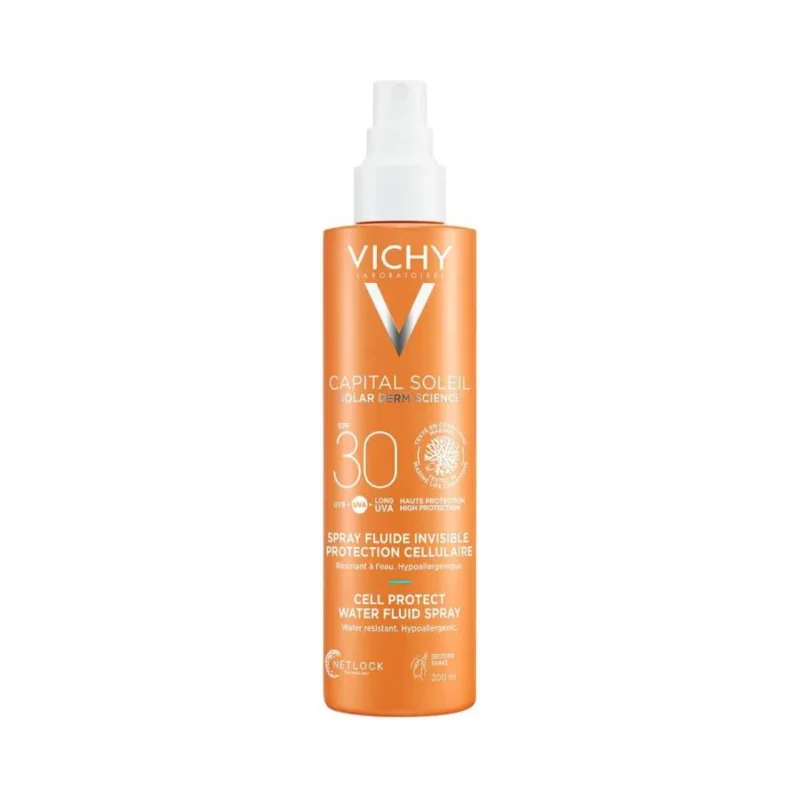 Vichy Capital Soleil Флуиден спрей за лице и тяло Cell Protect, SPF30