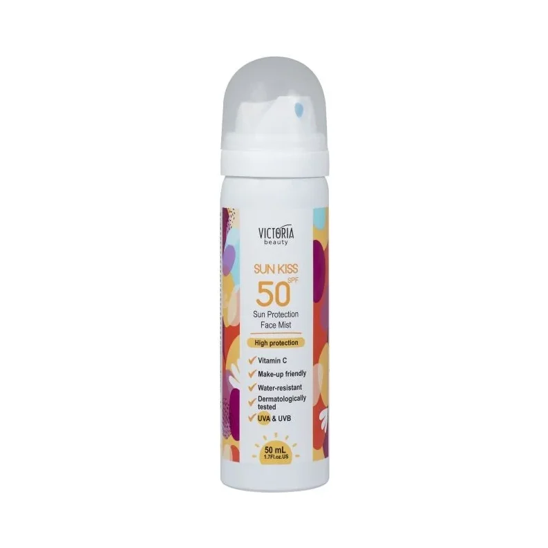 Victoria Beauty Sun Kiss Слънцезащитен мист за лице, SPF50