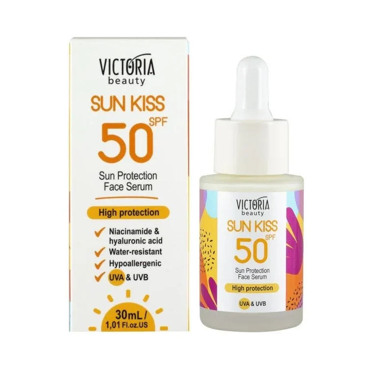 Victoria Beauty Sun Kiss Слънцезащитен серум за лице, SPF50