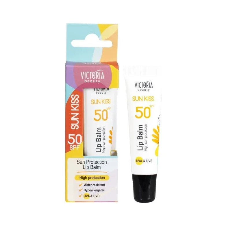 Victoria Beauty Sun Kiss Слънцезащитен балсам за устни, SPF50