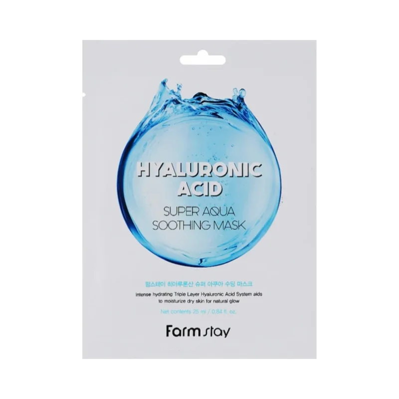 FarmStay Лист маска за лице Hyaluronic Acid Super Aqua