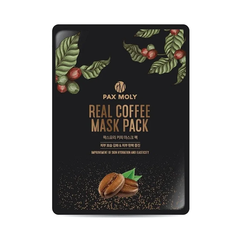 Pax Moly Лист маска за лице с кафе