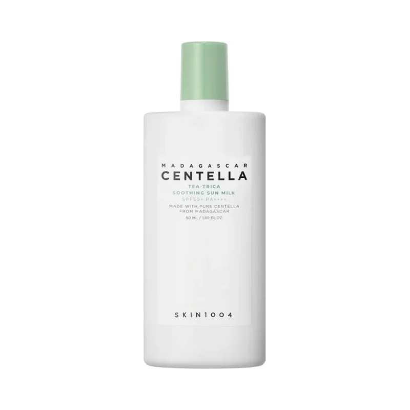 Skin 1004 Madagascar Centella Tea-Trica Слънцезащитно мляко за лице, SPF50+