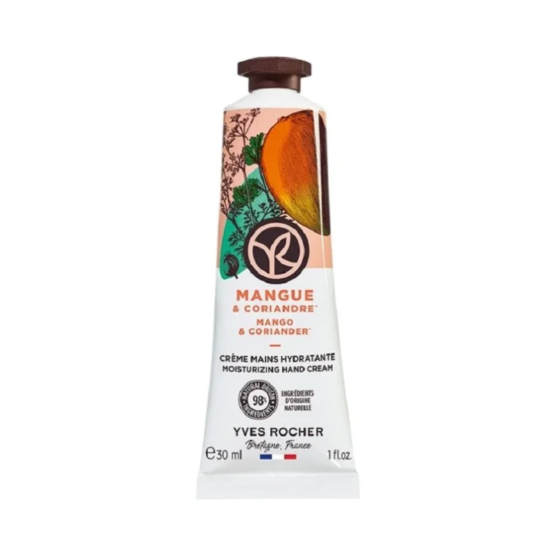 Yves Rocher Bain Nature Крем за ръце, манго и кориандър