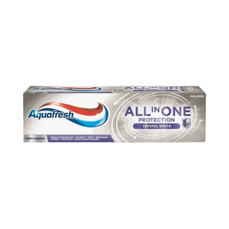 Aquafresh Паста за зъби All in One Protection Crystal White - Aquafresh