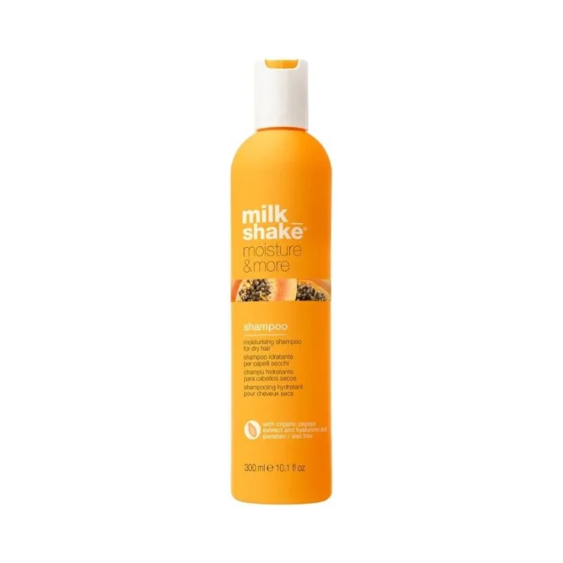 Milk Shake Moisture & More Хидратиращ шампоан с папая