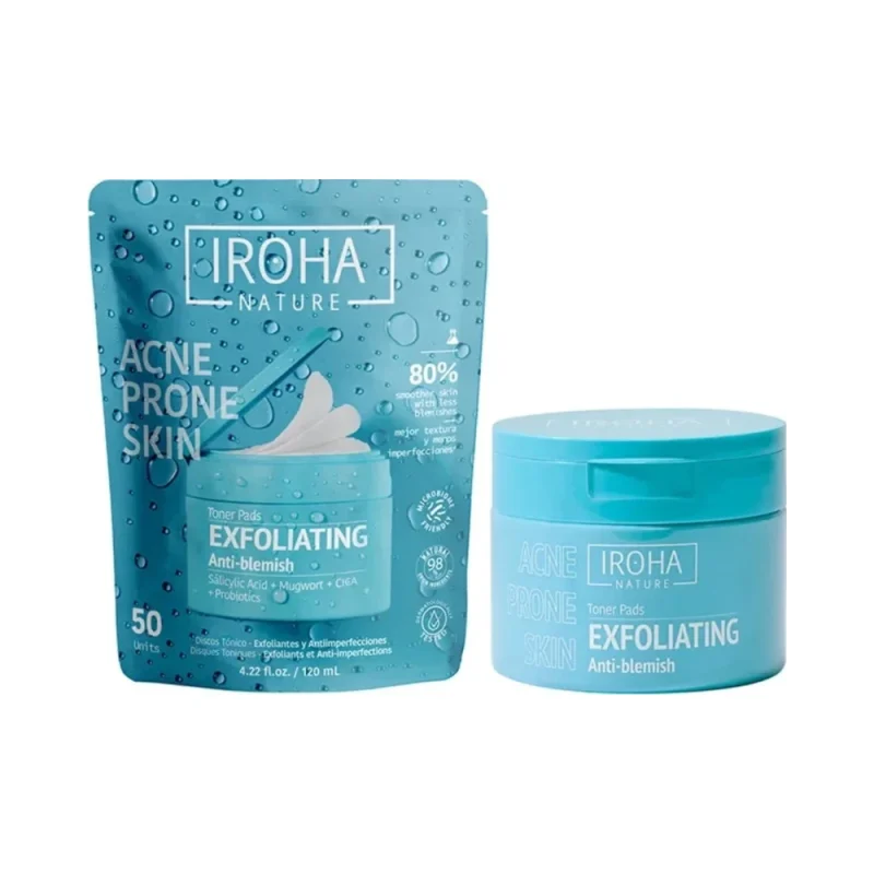 Iroha Nature Тоник падове за мазна кожа, 50 броя