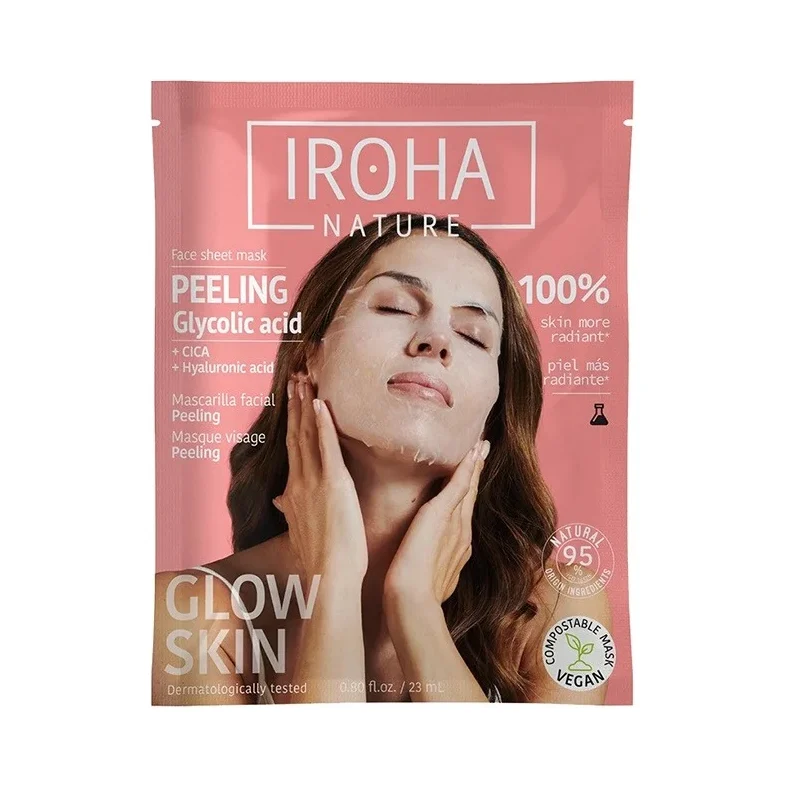 Iroha Nature Пилинг маска за лице с гликолова киселина