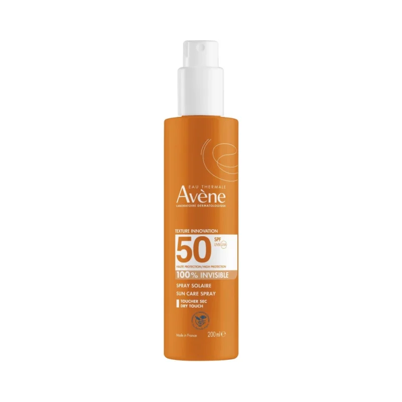 Avène Sun Слънцезащитен спрей за лице и тяло, за възрастни, SPF50+