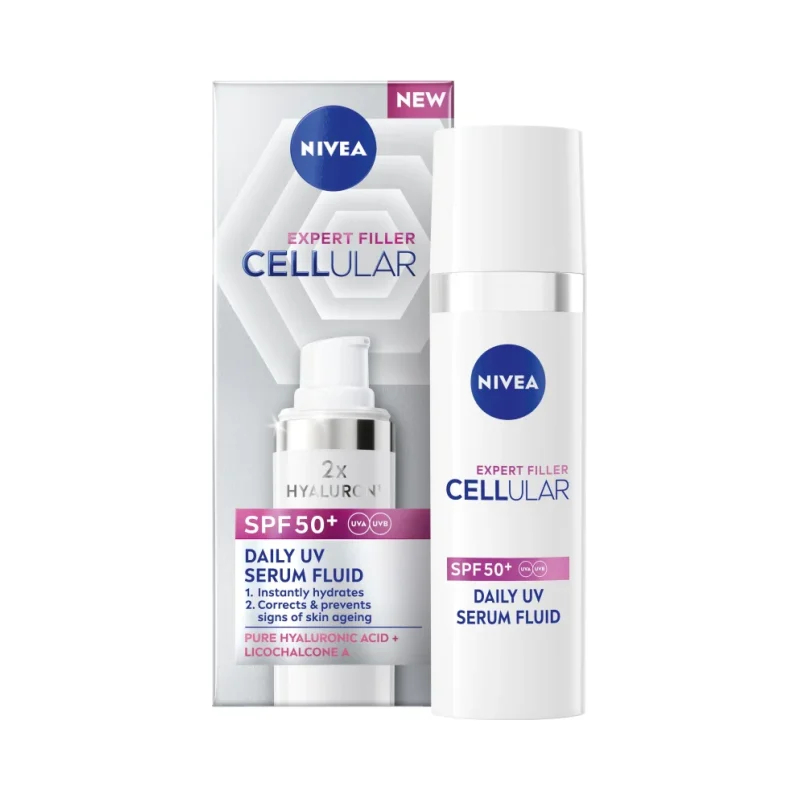 Nivea Cellular Дневен UV серум-флуид Expert Filler, SPF50+