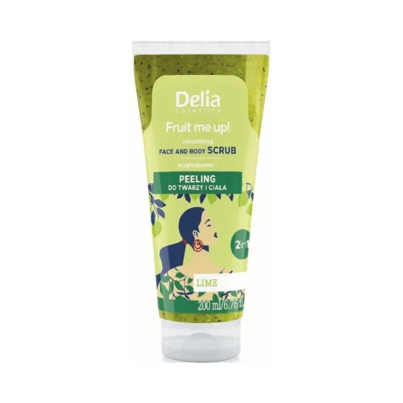 Delia Fruit Me Up! Скраб за лице и тяло, лайм