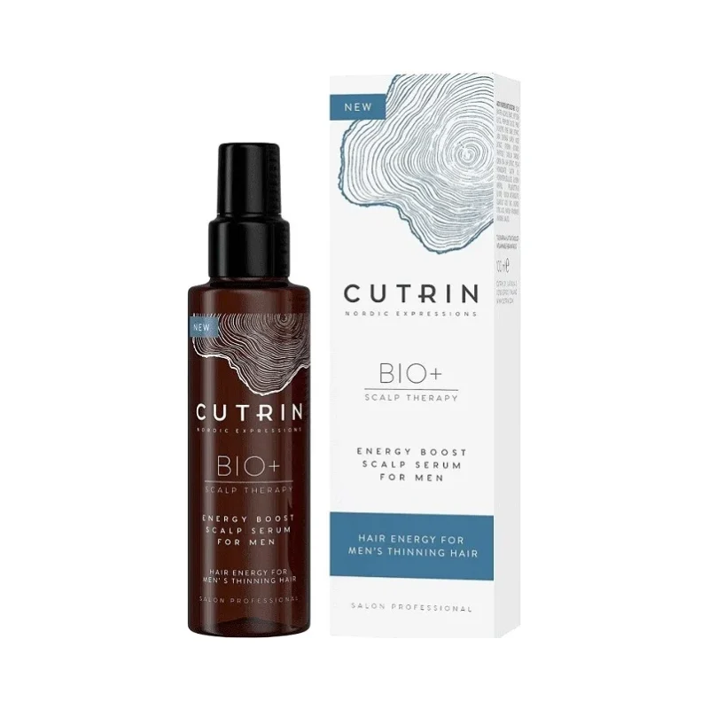 Cutrin Bio+ Биоактивен серум против косопад за мъже Energy Boost