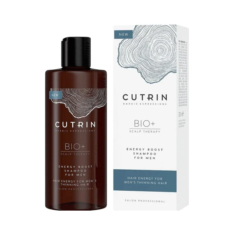 Cutrin Bio+ Биоактивен шампоан против косопад за мъже Energy Boost
