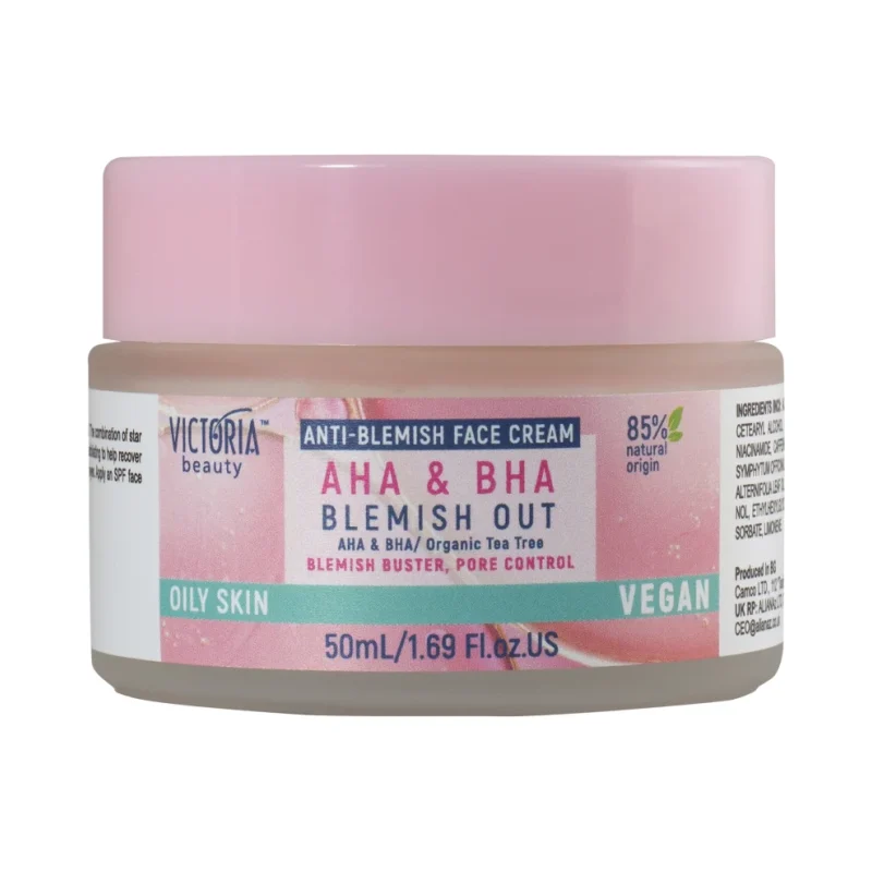 Victoria Beauty Blemish Out Крем за лице против пъпки с AHA & BHA