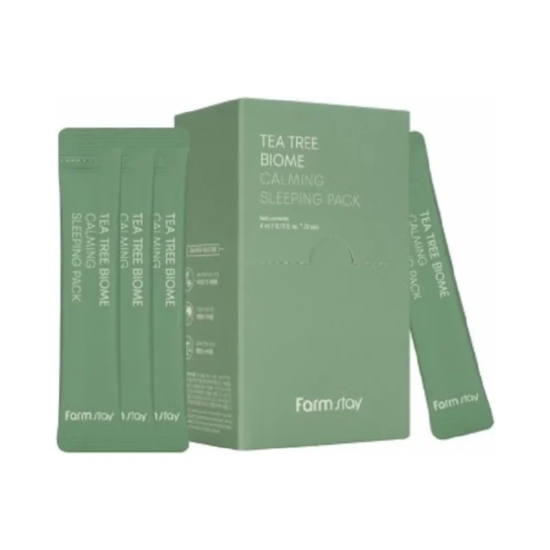 FarmStay Tea Tree Biome Нощна маска за лице, 20 броя