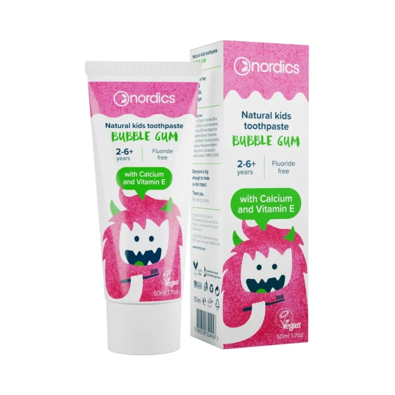 Nordics Детска паста за зъби Bubble Gum