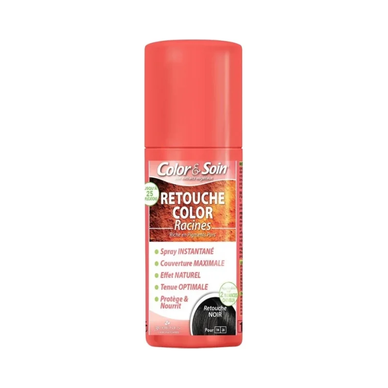 3 Chenes Color & Soin Оцветяващ спрей за коса, Черен
