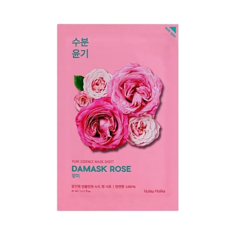 Holika Holika Pure Essence Лист маска за лице Damask Rose