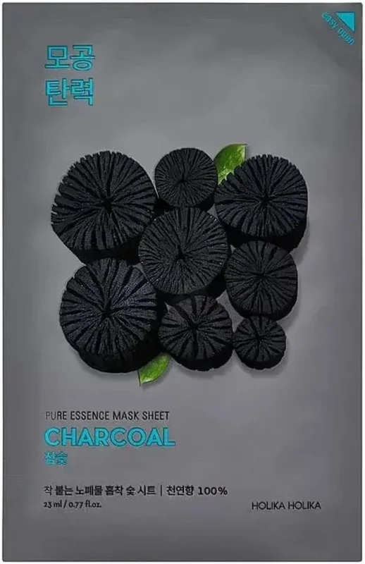 Holika Holika Pure Essence Лист маска за лице Charcoal