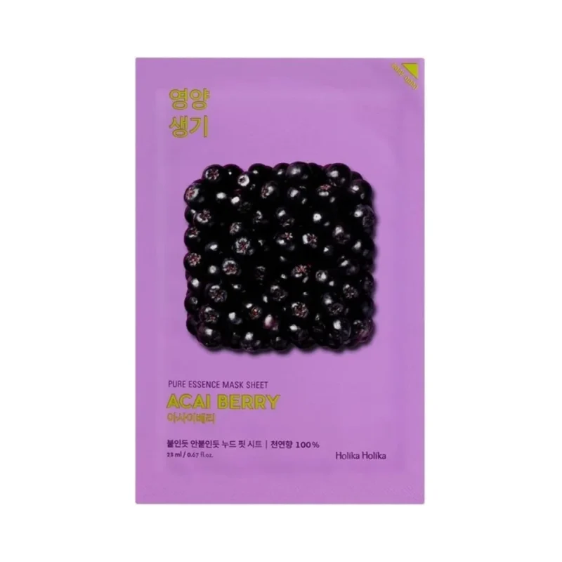 Holika Holika Pure Essence Лист маска за лице Acai Berry
