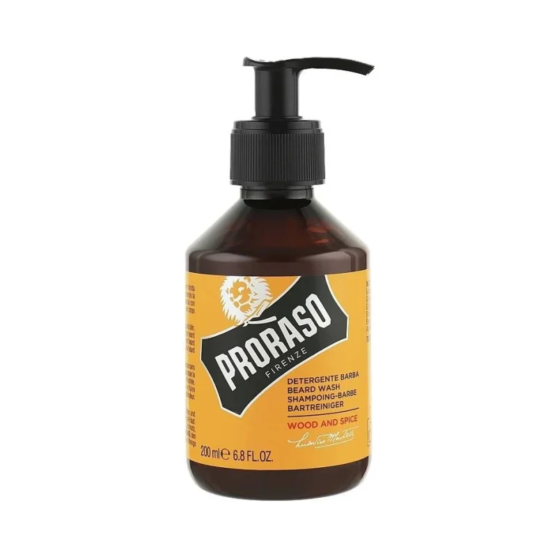 Proraso Wood and Spice Подхранващ шампоан за брада
