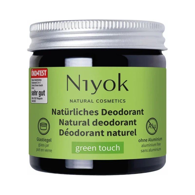 Niyok Натурален антиперспирант крем 2 в 1 Green Touch