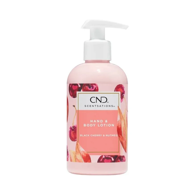 CND Scentsations Лосион за ръце и тяло, Черна череша и мускатов орех