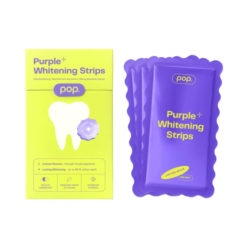 Smilepen Pop Избелващи ленти за зъби Purple+, 7 x 2 броя