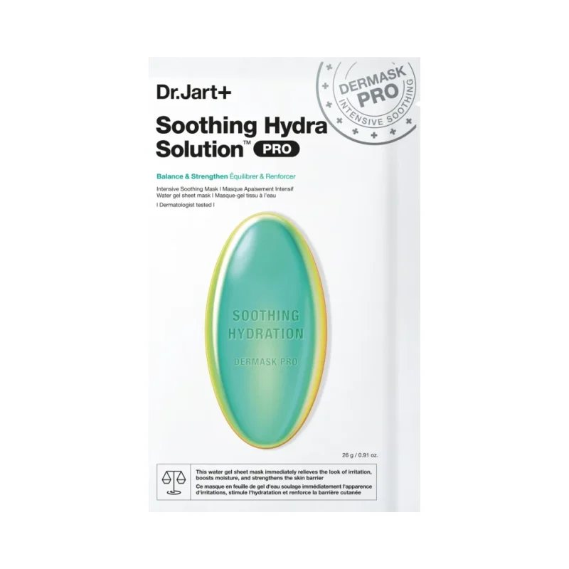 Dr. Jart+ Успокояваща лист маска за лице Soothing Hydra Solution Pro