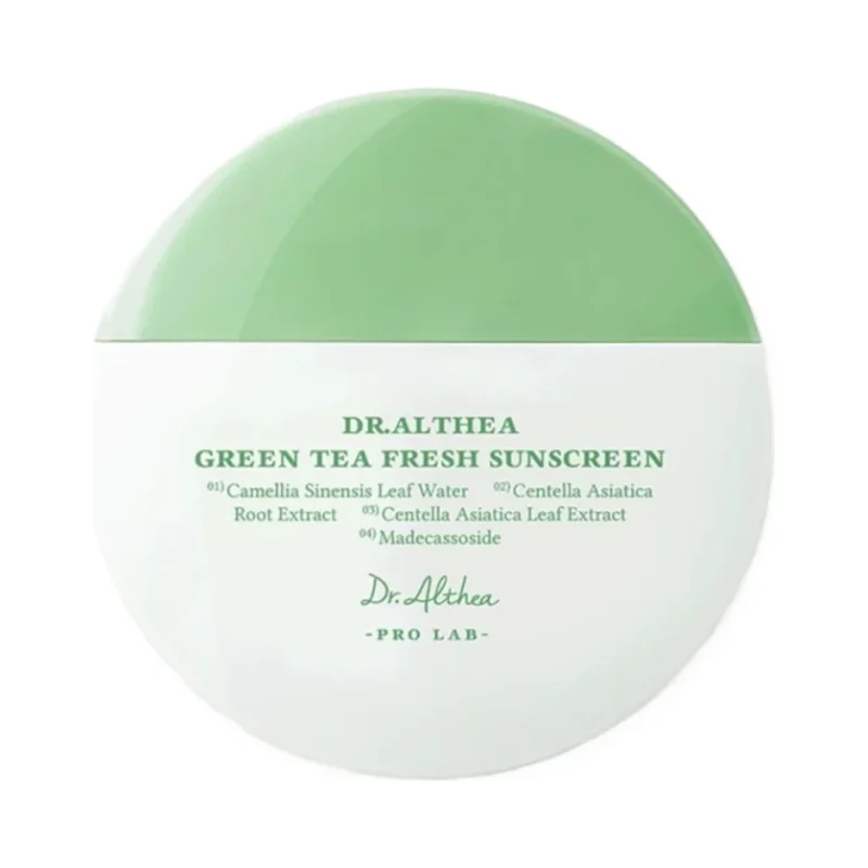 Dr. Althea Слънцезащитен крем за лице Green Tea Fresh, SPF50+