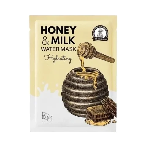 BOM Хидратираща маска за лице Honey and Milk