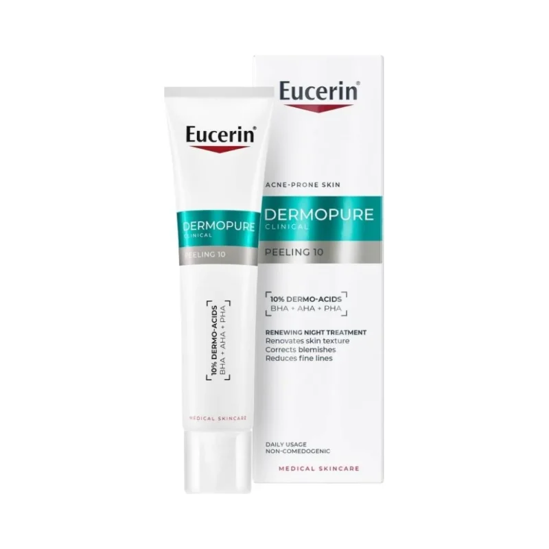 Eucerin DermoPure Clinical Обновяващ нощен пилинг Peeling 10