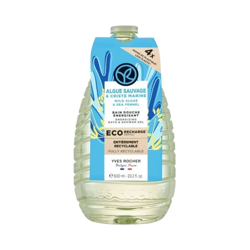 Yves Rocher Bain Nature Душ гел, диви водорасли, пълнител