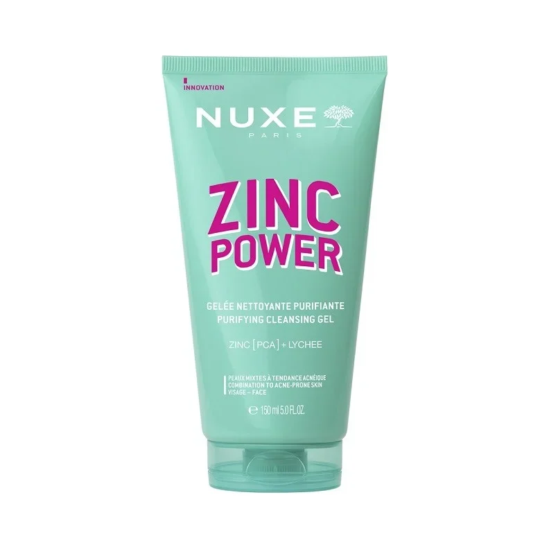 Nuxe Zinc Power Почистващ гел за лице