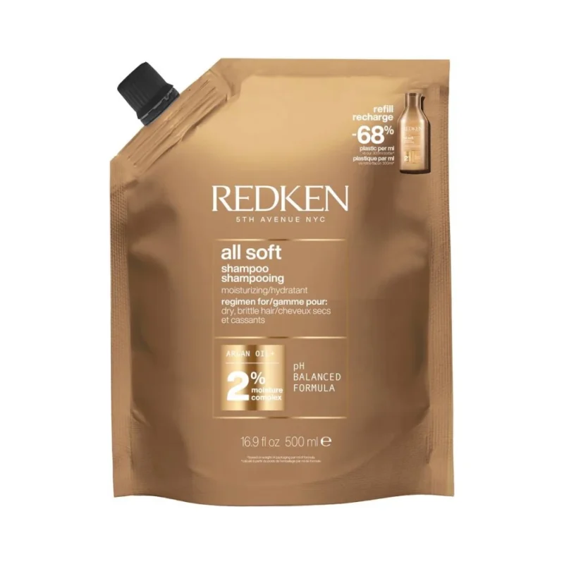 Redken All Soft Шампоан за суха коса, пълнител