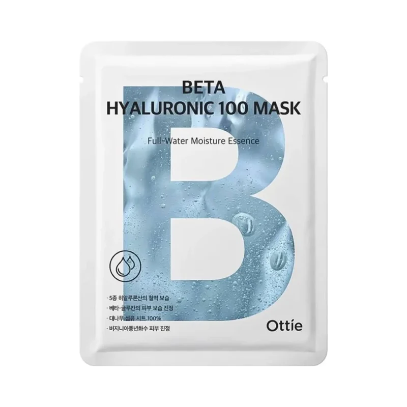 Ottie 100 Mask Лист маска за лице Beta Hyaluronic